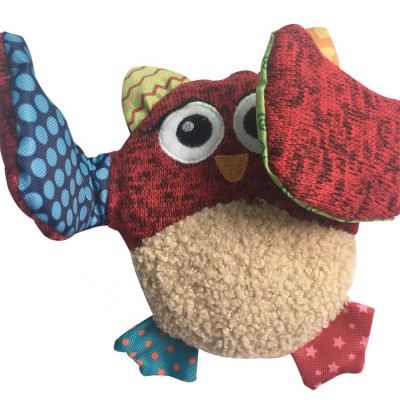 Fashionable Animal Owl Shaped Soft Plush Large Dog Toys